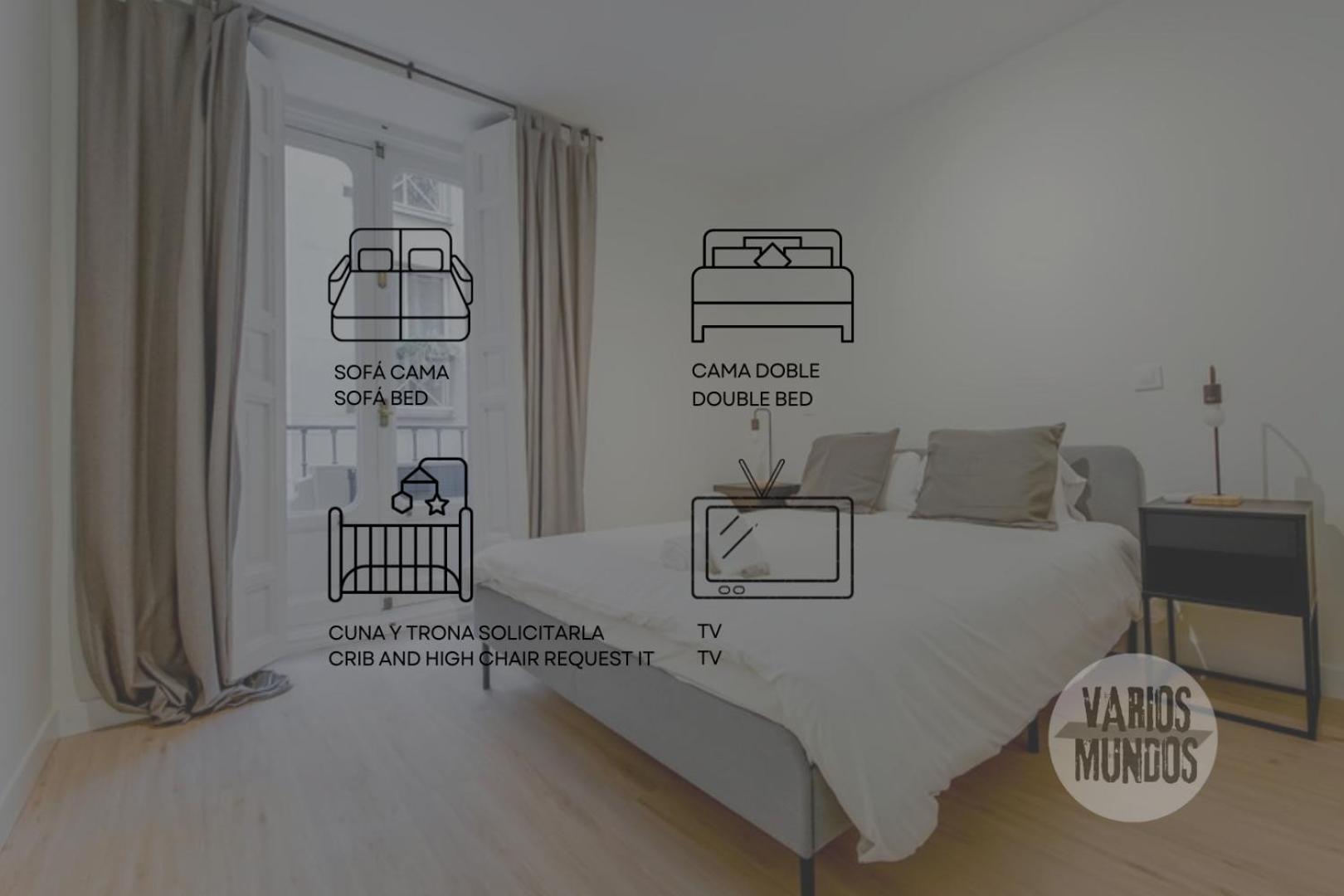 Modern Apt Para 6Pax En La Plaza De Tirso-Centro E1 Мадрид Экстерьер фото