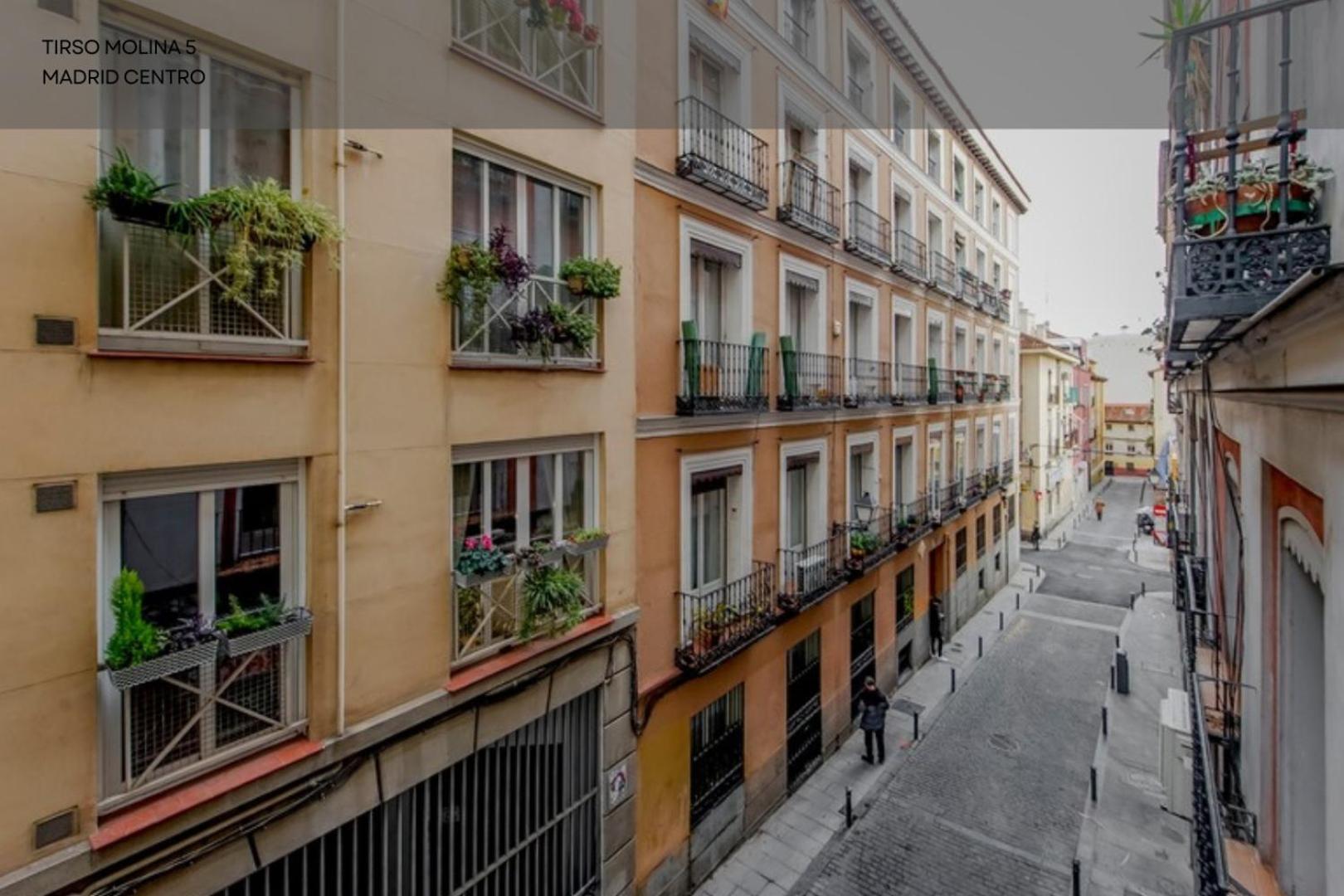 Modern Apt Para 6Pax En La Plaza De Tirso-Centro E1 Мадрид Экстерьер фото